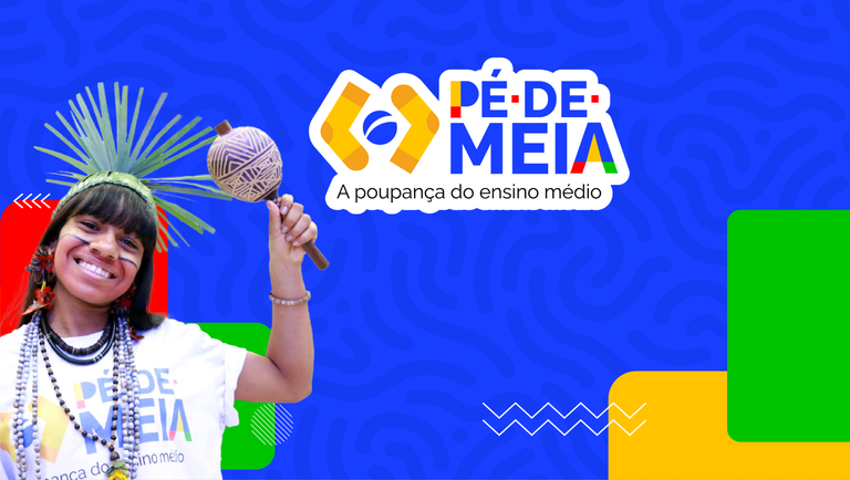 Jovem estudante consultando pagamento Pé-de-Meia no celular em casa