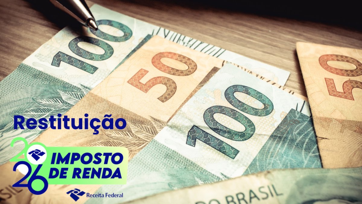 Restituição IR 2026: 4 lotes começam em 29 de maio com R$ 1.621 mínimo