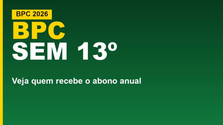 BPC tem direito a 13º salário&hellip;