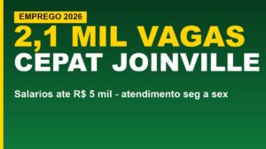 Prefeitura de Joinville abre 2,1 mil&hellip;