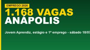 Prefeitura de Anápolis abre 1.168 vagas:&hellip;