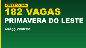 Sine Primavera do Leste (MT) tem&hellip;