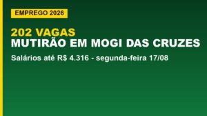 Mogi das Cruzes: Prefeitura abre 202&hellip;