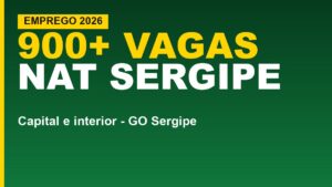 NAT Sergipe soma mais de 900&hellip;