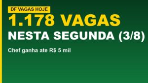 DF abre 1.178 vagas de emprego&hellip;