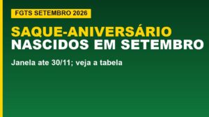 FGTS libera saque-aniversário a nascidos em&hellip;